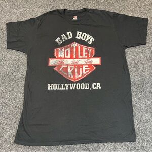 Motley Crue Girls Girls Girls Bad Boys Band Tee 2XL